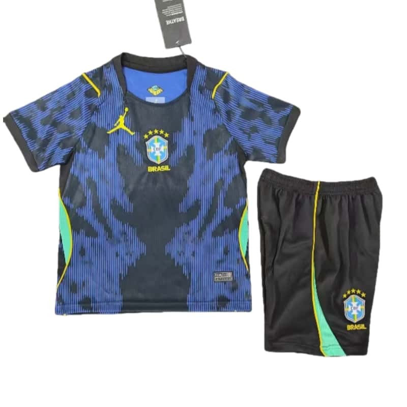 2026-27 Kids Brazil away Soccer Jersey
