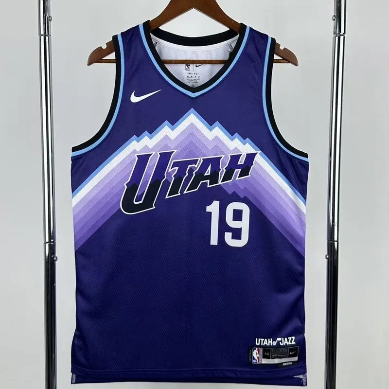 25-26 JAZZ BAILEY #19 Purple Top Quality Hot Pressing NBA Jersey