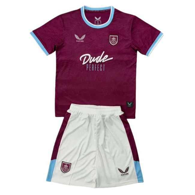 2025-26 Kids Burnley Home red Soccer Jersey