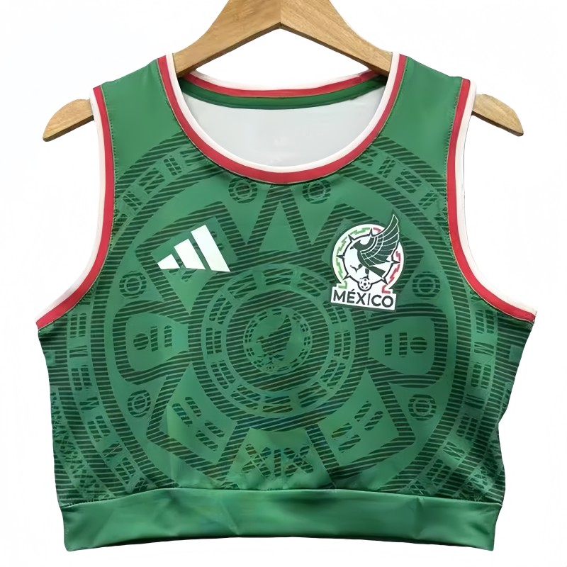 2026 Women Mexico home Yoga Vest
