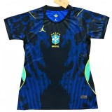 2025-26 Women Brazil away blue soccer jersey