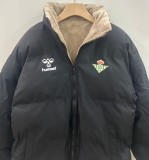 2025-26  Mens Real Betis black  Cotton Coat