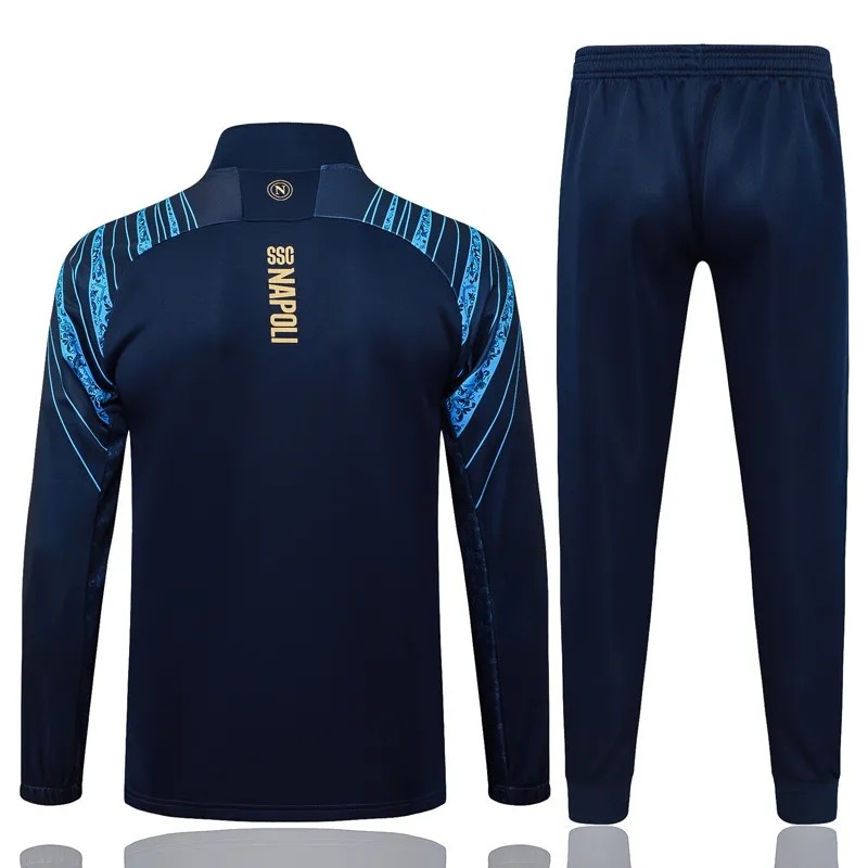 2025-26 Mens Napoli Royal blue Jacket Tracksuit  #A25105