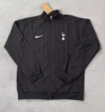 2025-26 Mens Tottenham Hotspur black windbreaker