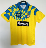 1992-94 Mens Inter Milan Retro yellow Third away Soccer Jersey