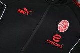 2025-26 Mens AC Milan black Jacket Tracksuit