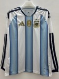 2026-27 Mens Argentina home with FIFA World Champions 2022 Patch Long Sleeve soccer Jersey