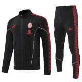 2025-26 Mens AC Milan black Jacket Tracksuit