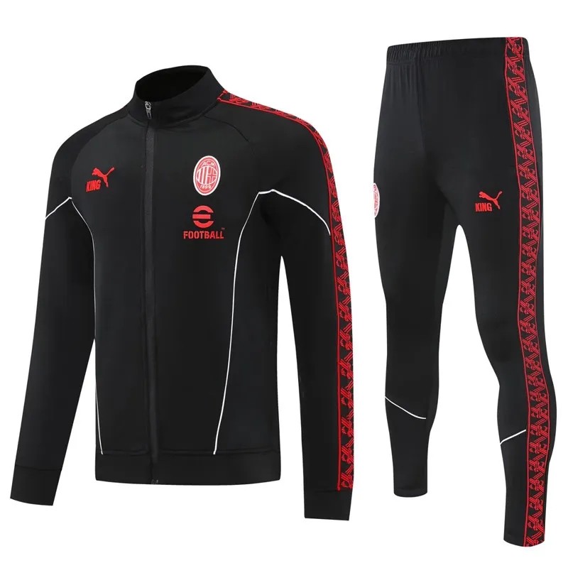 2025-26 Mens AC Milan black Jacket Tracksuit