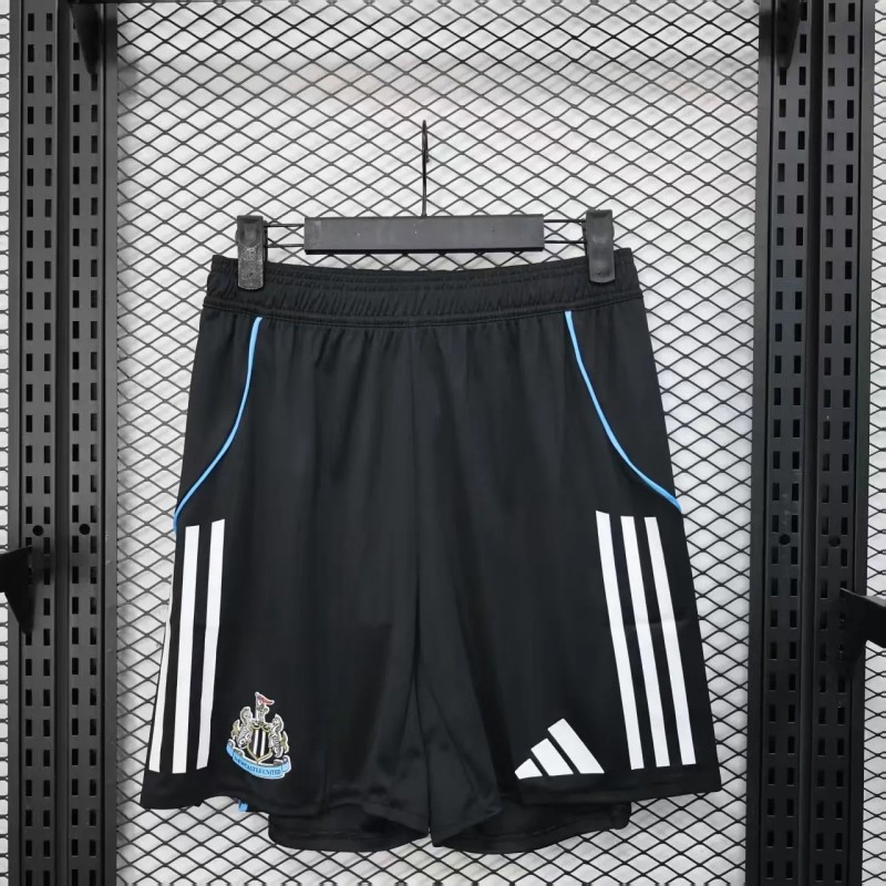 2025-26 Mens Newcastle black Player Shorts Pants