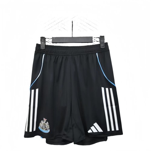 2025-26 Mens Newcastle black Player Shorts Pants