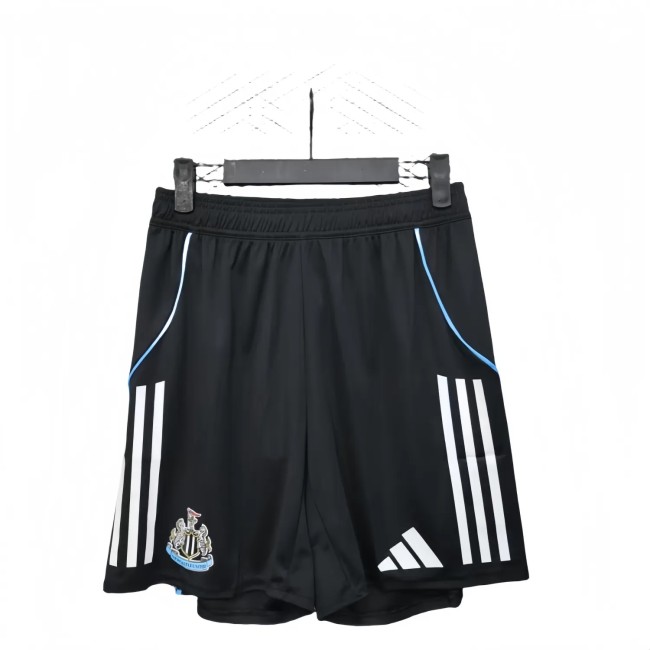 2025-26 Mens Newcastle black Player Shorts Pants
