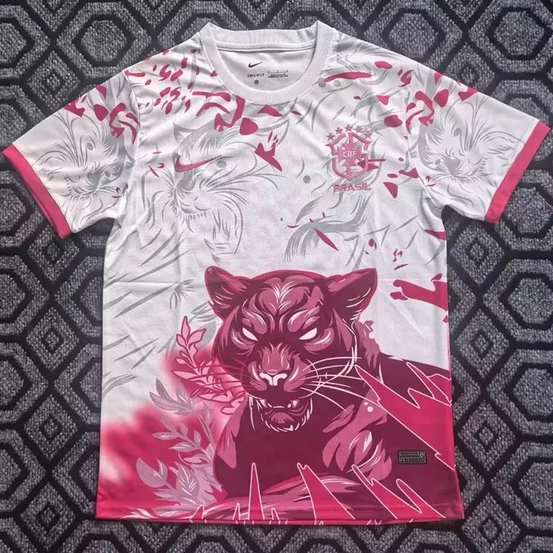 2025-26 Mens Brazil Pink Special Edition soccer jersey