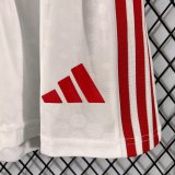 2025-26 Mens Benfica home white player version Shorts Pants