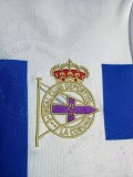 1994-1995 Mens retro Deportivo La Coruna home soccer Jersey