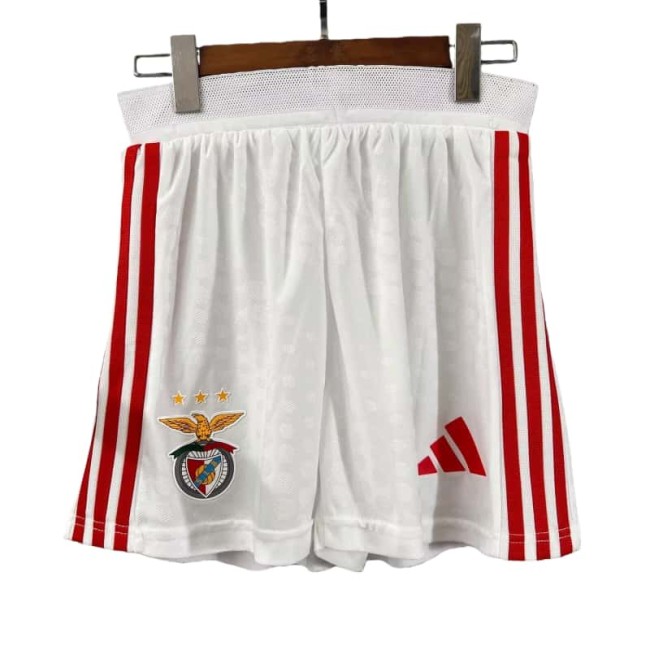 2025-26 Mens Benfica home white player version Shorts Pants