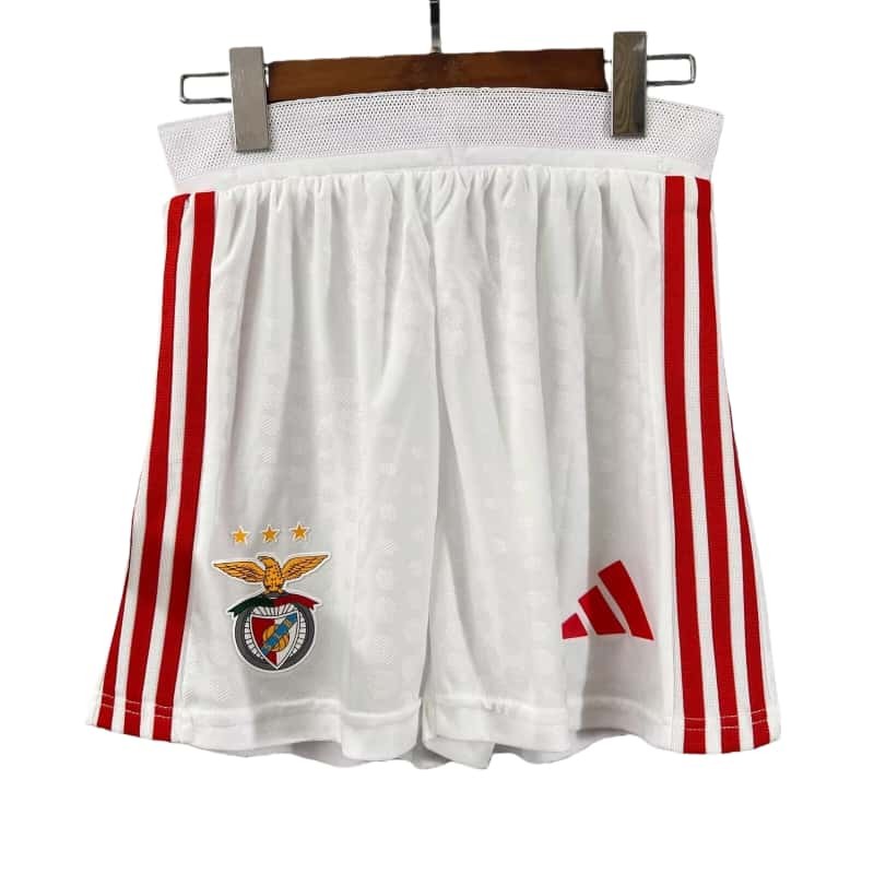 2025-26 Mens Benfica home white player version Shorts Pants