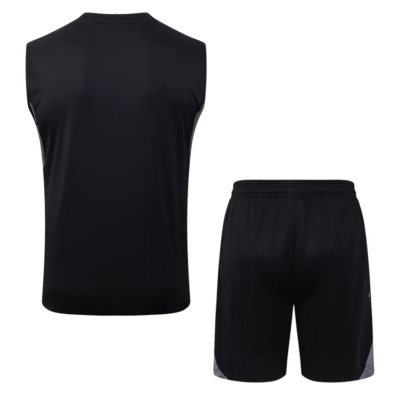 2025-26 Mens Al-Ahli Saudi Black ves Training Short Suit #D25246