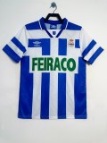 1994-1995 Mens retro Deportivo La Coruna home soccer Jersey