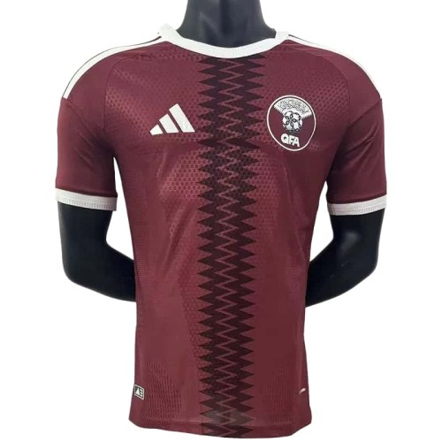 2026-27 Mens Qatar Home red  Player version Soccer Jersey