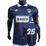 2025-26 Mens Oasis Royal Blue Polo Player version 25# soccer jersey
