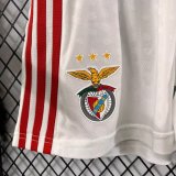 2025-26 Mens Benfica home white player version Shorts Pants