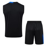2025-26 Mens PSG Black vest short training suit  #D25239