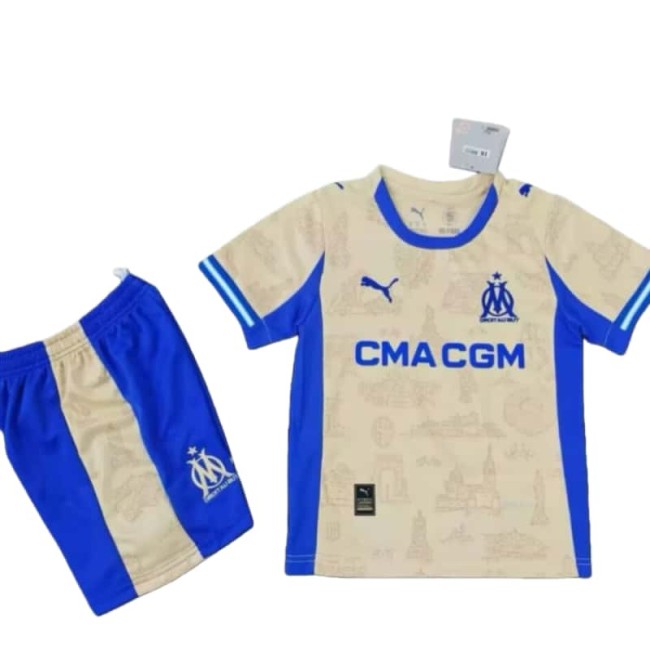 2025-26 Kids Marseille Fourth Away  soccer jersey