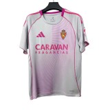 2025-26 Mens Zaragoza pink white soccer jersey