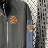 2025-26 Mens Inter Milan black Windbreaker