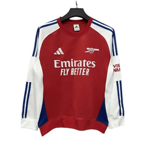 2025-26 Mens Arsenal red Hoodie (无帽卫衣)