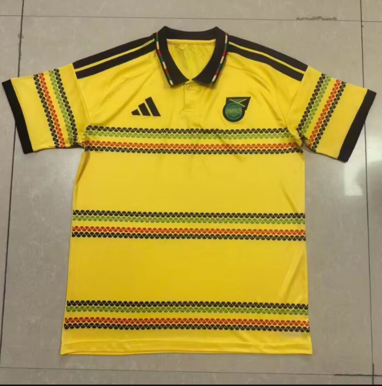 2026-27 Mens Jamaica home yellow Soccer Jersey
