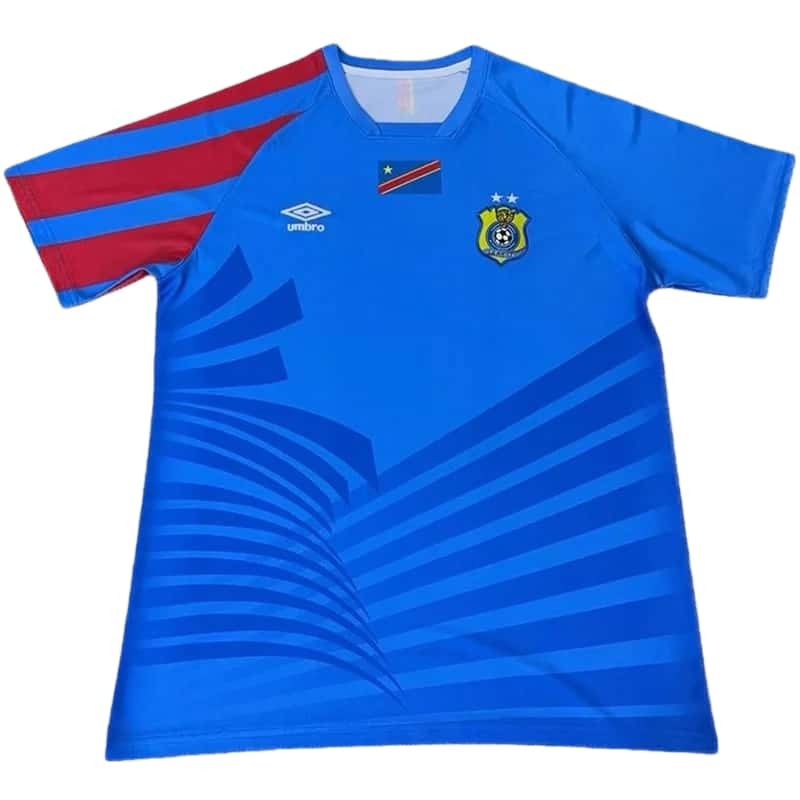 2025-26 Mens Democratic Congo home blue Soccer Jersey