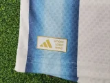 2026-27 Kids Argentina home with FIFA World Champions 2022 Patch Player Version soccer Jersey