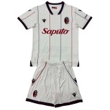 2025-26 Kids Bologna away white Soccer Jersey