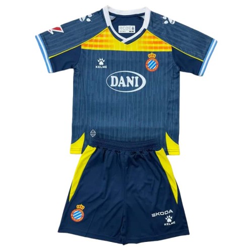 2025-26 Kids  RCD Espanyol Third Away Soccer Jersey