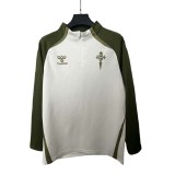 2025-26 Mens Celta  white Half Pull Sportswear Top
