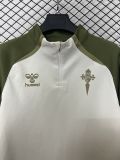 2025-26 Mens Celta  white Half Pull Sportswear Top
