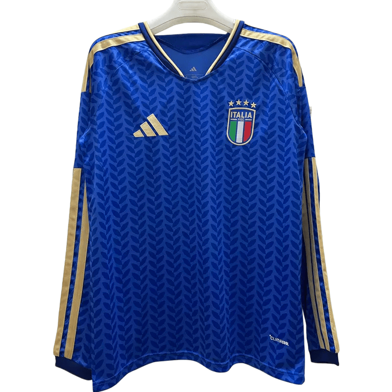 2026-27 Mens Italy home Long Sleeve Soccer Jersey