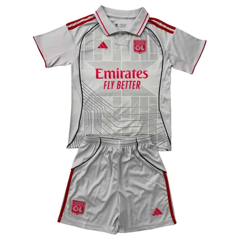 2025-26 KIDS Lyon Third away Soccer Jersey