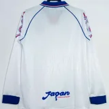 1998 Mens Japan Retro Home Long Sleeve soccer Jersey