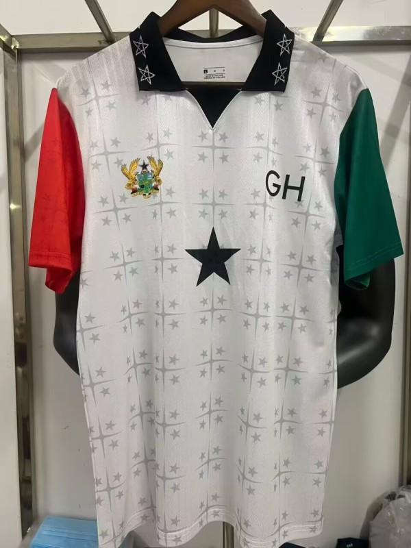2026-27 Mens Ghana white Special Edition soccer jersey