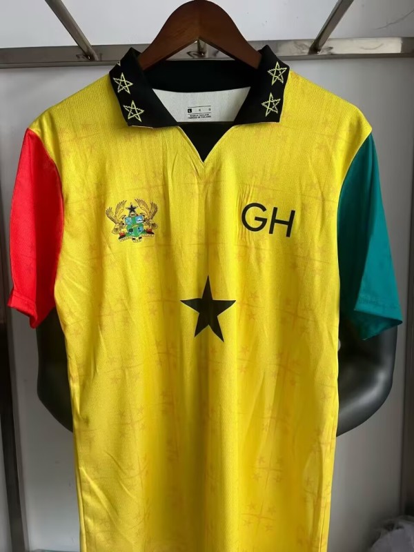 2026-27 Mens Ghana Yellow Special Edition soccer jersey
