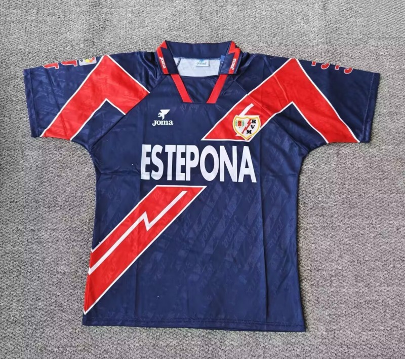 1995-96 Mens Rayo Vallecano Retro  away soccer Jersey