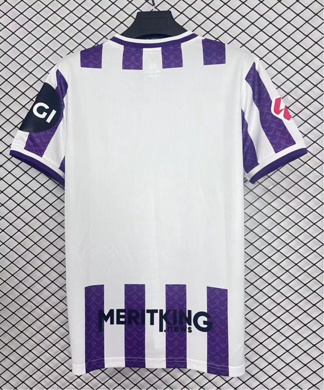 2025-2026 Mens  Real Valladolid home Soccer Jersey