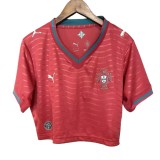 2026 Women  Portugal home Short soccer jersey