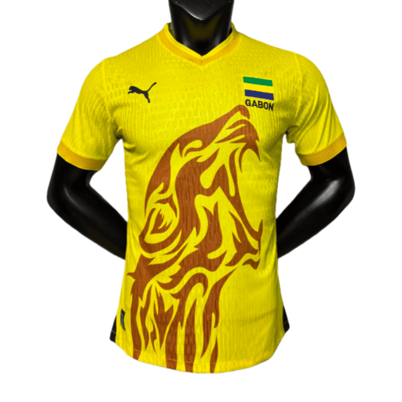 2026-27 Mens Gabon Yellow Player Version Soccer Jersey 