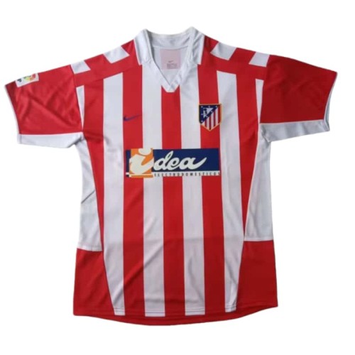 2002-03 Mens Retro Atletico Madrid Home soccer Jersey