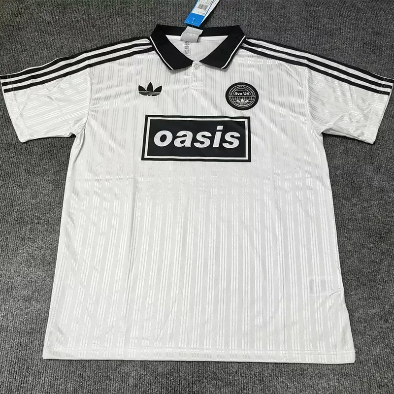 2025-26 Mens Oasis 25#  white polo  soccer jersey