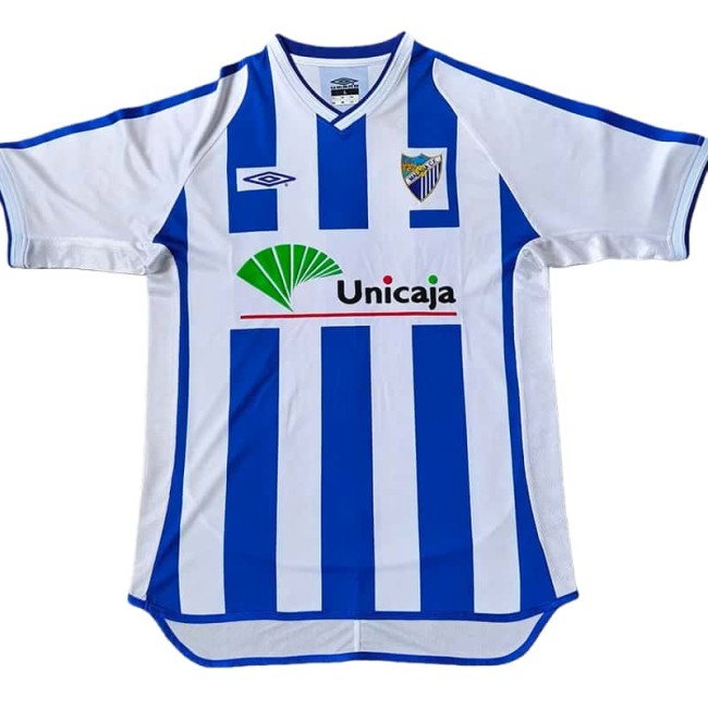 2001-2002 Mens Malaga Home Retro Soccer Jersey